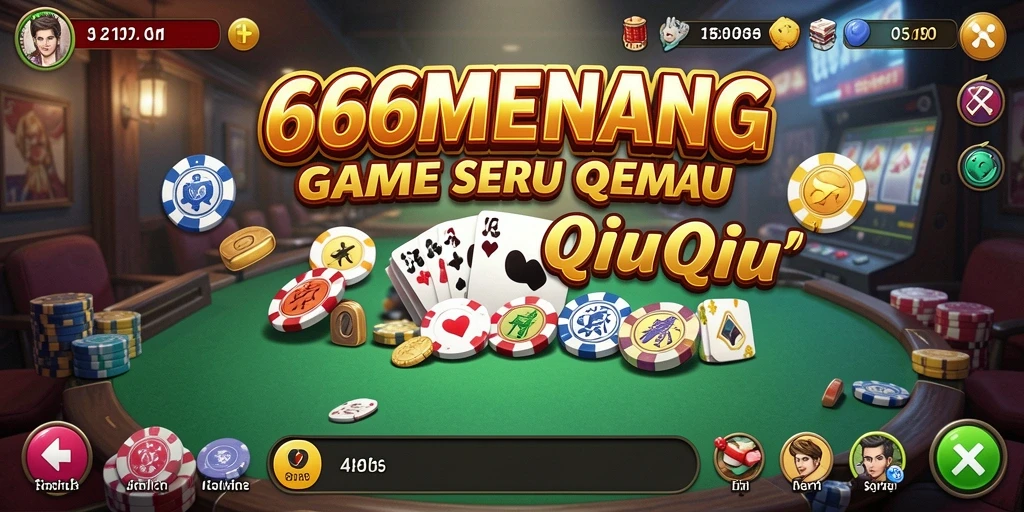 Screenshot gameplay QiuQiu yang seru di 666MENANG.