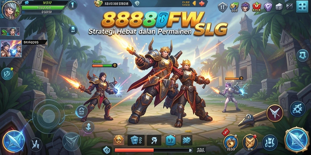 Gameplay menarik dalam 888FW dengan elemen strategi SLG.