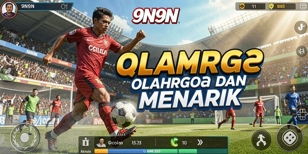 Tangkapan layar gameplay <strong>9N9N</strong> menampilkan suasana pertandingan yang mendebarkan.