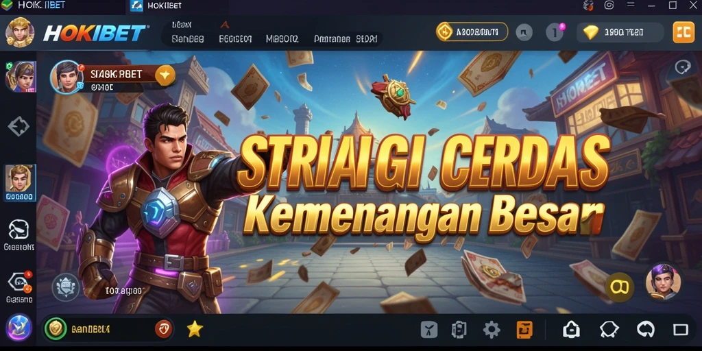 Tampilan menarik dari gameplay strategi HOKIBET.