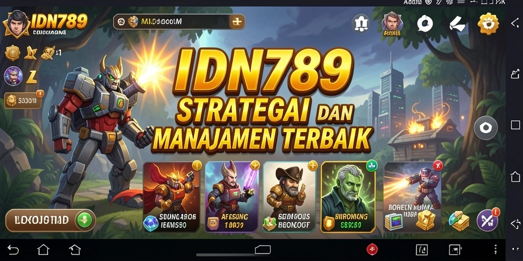 Screenshot utama IDN789 menampilkan aksi gameplay seru.
