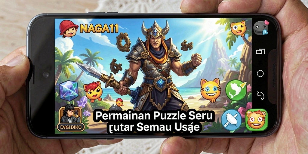 Tampilan gameplay NAGA11 yang menarik dan penuh tantangan.