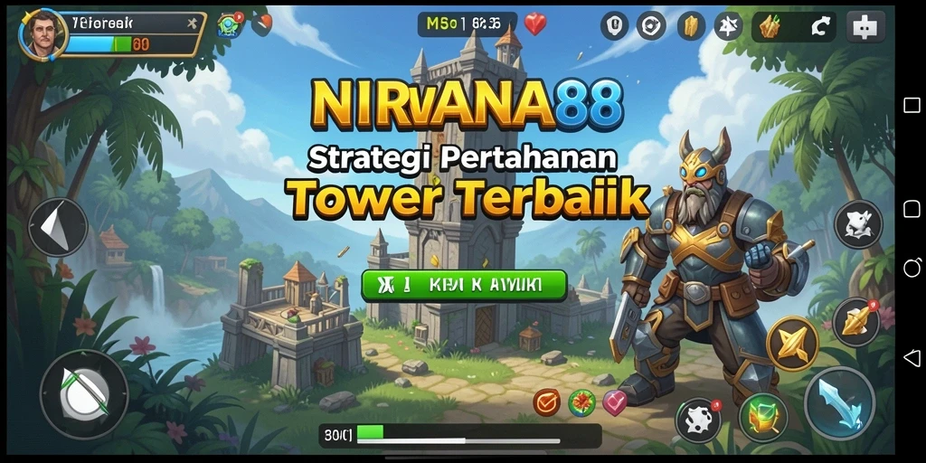 Menampilkan aksi mendebarkan dari pertahanan tower NIRWANA88.