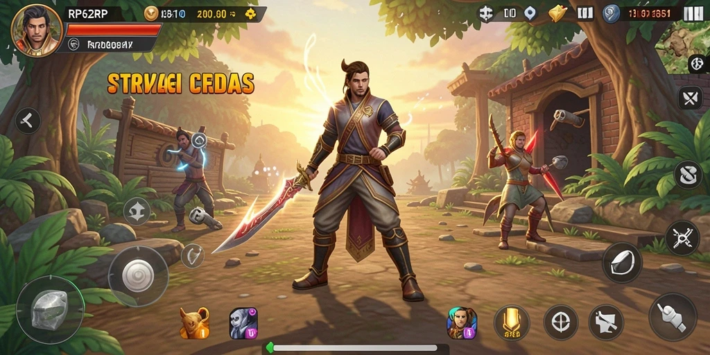 Tampilan gameplay menarik dalam RP62RP dengan elemen strategi yang mendalam.