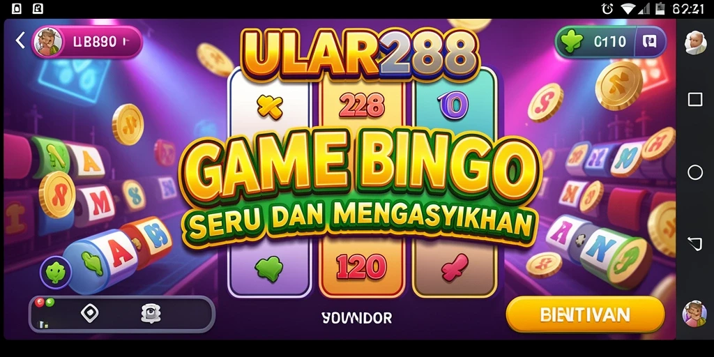 Tampilan gameplay seru dalam permainan Bingo ULAR288.