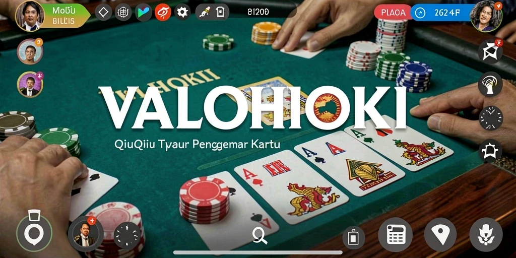 Tampilan menarik dari gameplay VALOHOKI di layar ponsel.