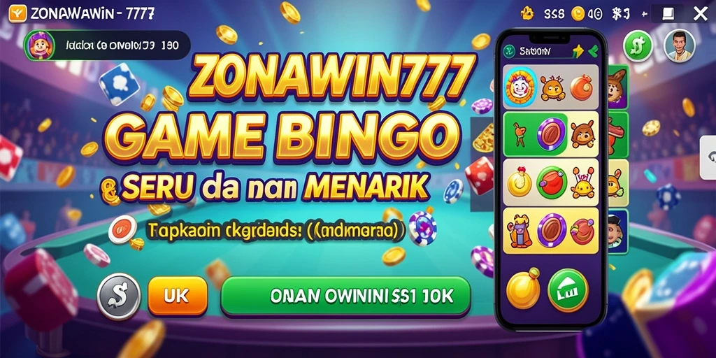 Tampilan menarik dalam gameplay Bingo ZONAWIN777.